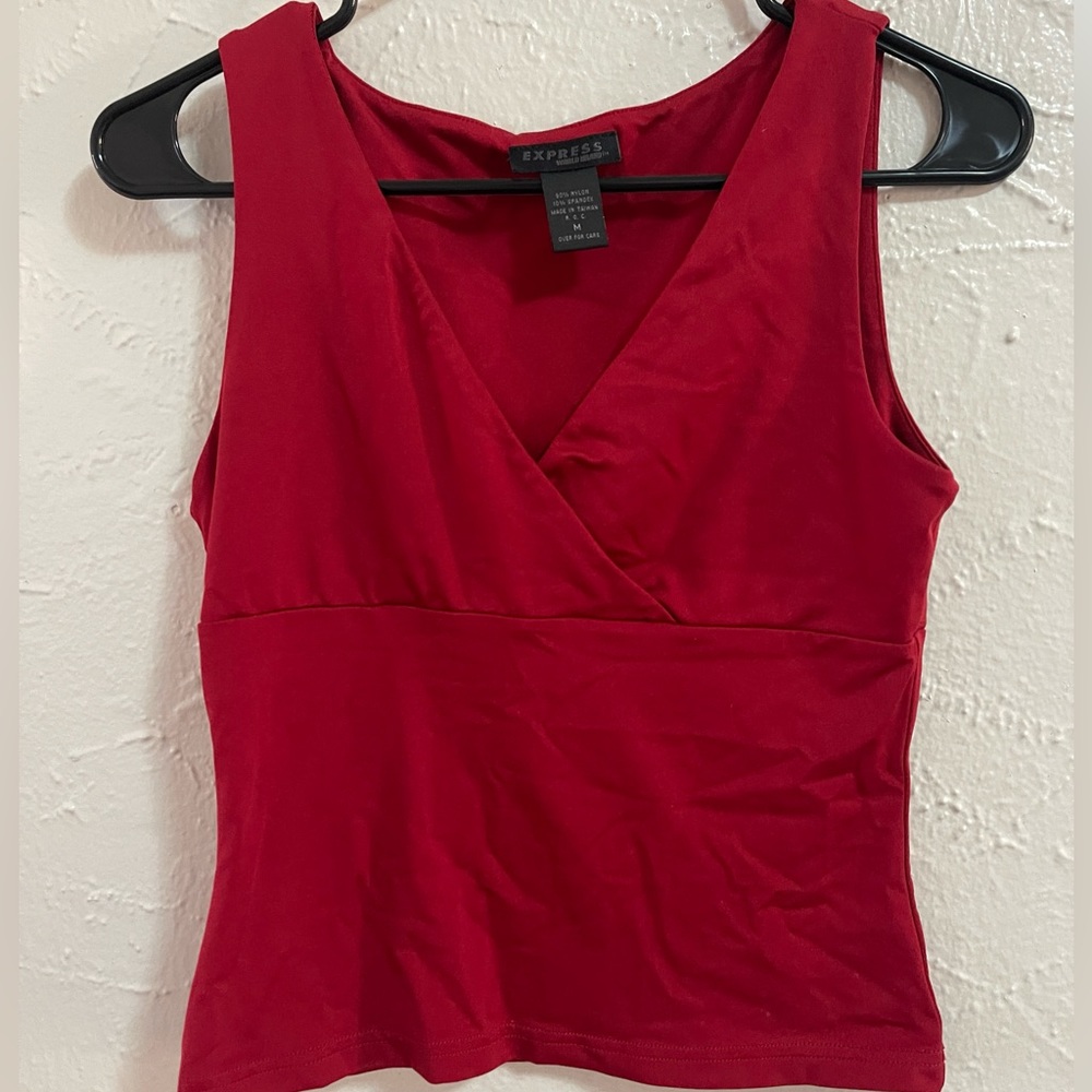 VINTAGE Y2K FRONT CROSS ‘EXPRESS’ TOP